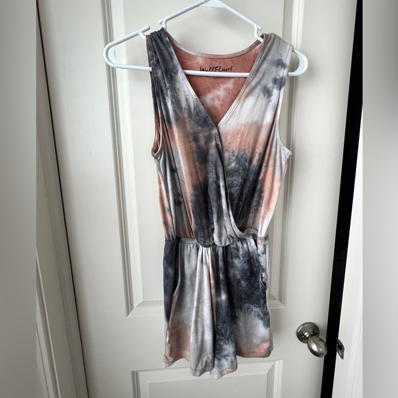 Wallflower Pants - Wallflower Tie-Dye Sleeveless Romper